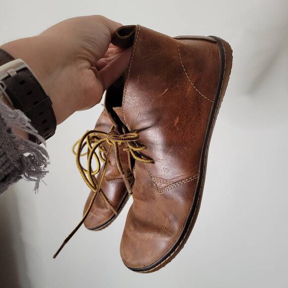 Vivobarefoot Gobi Leather Desert Boots Brown EU 38 / US 7 Minimalist Barefoot Sh - Picture 8 of 13
